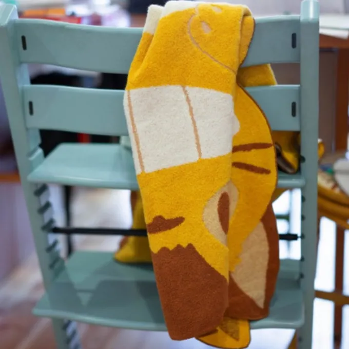 Maison Ghibli Linge De Maison|Serviette silhouette Chatbus 87 x 120 cm - Mon voisin Totoro