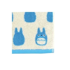 Maison Ghibli Linge De Maison|Serviette Silhouette Totoro Bleu 33x80 cm - Mon Voisin Totoro