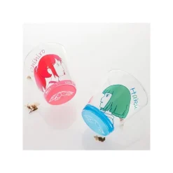 Maison Ghibli Cuisine Et Table|Set 2 Verres Chihiro & Haku - Le Voyage de Chihiro