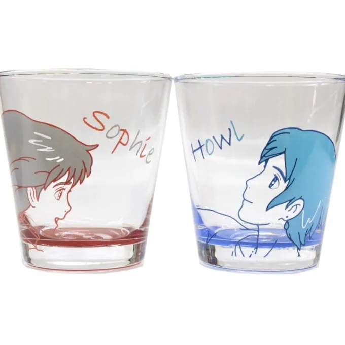 Maison Ghibli Cuisine Et Table|Set 2 Verres Sophie & Howl - Le Château ambulant