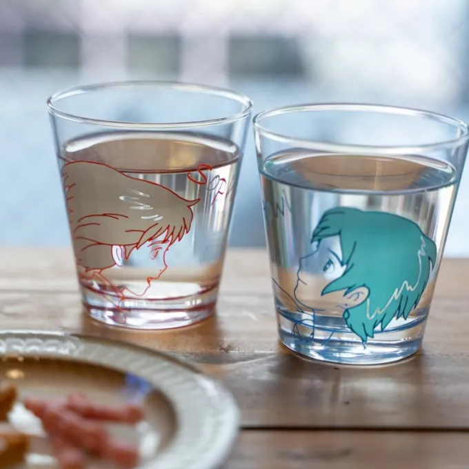 Maison Ghibli Cuisine Et Table|Set 2 Verres Sophie & Howl - Le Château ambulant