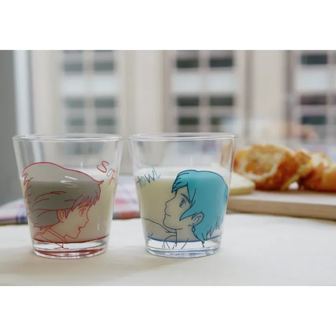 Maison Ghibli Cuisine Et Table|Set 2 Verres Sophie & Howl - Le Château ambulant