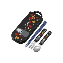 Maison Ghibli Cuisine Et Table|Set Baguettes Cuillère Fourchette No Face & Lanternes - Le Voyage de