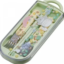 Maison Ghibli Cuisine Et Table|Set Baguettes Cuillère Fourchette Totoro Parapluie - Mon Voisin Totor