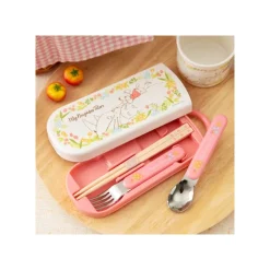 Maison Ghibli Cuisine Et Table|Set Baguettes Cuillère Fourchette Mei & Totoro - Mon Voisin Totoro