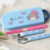 Maison Ghibli Cuisine Et Table|Set Baguettes Cuillère Fourchette Ponyo dans la mer - Ponyo sur la fa