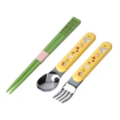 Maison Ghibli Cuisine Et Table|Set Baguettes Cuillère Fourchette Totoro & Chatbus - Mon Voisin Totor