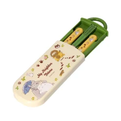 Maison Ghibli Cuisine Et Table|Set Baguettes Cuillère Fourchette Totoro & Chatbus - Mon Voisin Totor
