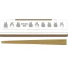 Maison Ghibli Cuisine Et Table|Set Baguettes Totoro Silhouette - Mon Voisin Totoro