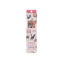 Maison Ghibli Écriture|Set de 12 Crayons 2B Jiji & Kiki Shopping - Kiki la petite sorcière