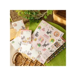 Maison Ghibli Écriture|Set de 12 Crayons 2B Jiji & Kiki Shopping - Kiki la petite sorcière