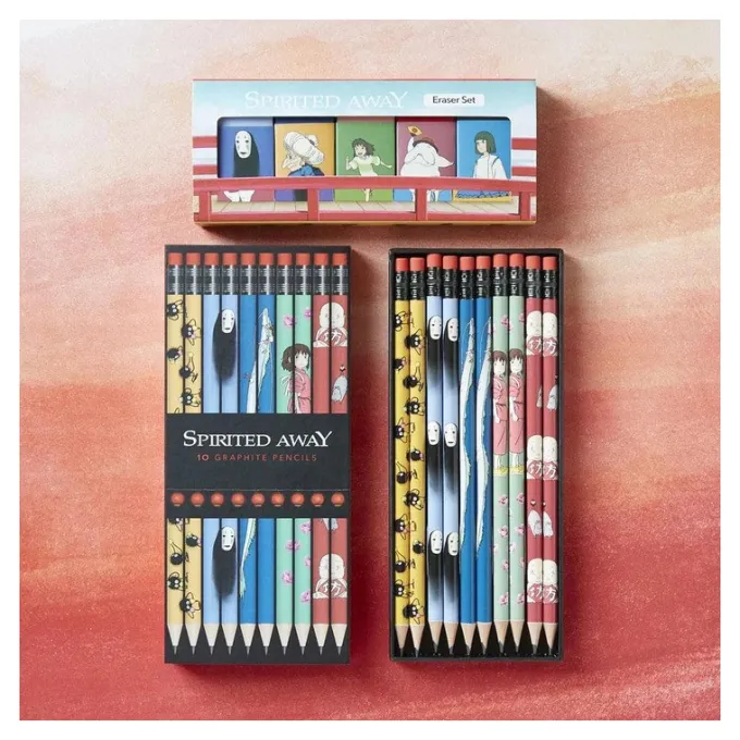 Maison Ghibli Écriture|Set de crayons à papier - Le Voyage de Chihiro