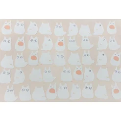 Maison Ghibli Petit Matériel|Set de stickers Totoro Blanc - Mon Voisin Totoro