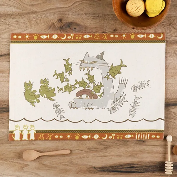 Maison Ghibli Cuisine Et Table|Set de Table Renaldo Moon - Le Royaume des chats