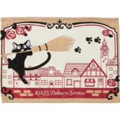 Maison Ghibli Cuisine Et Table|SET DE TABLE TISSU JIJI SUR SON BALAI - KIKI LA PETITE SORCIÈRE