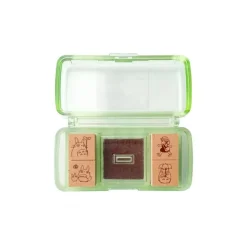 Maison Ghibli Petit Matériel|Set de Tampons Rouge Totoro & Mei - Mon Voisin Totoro
