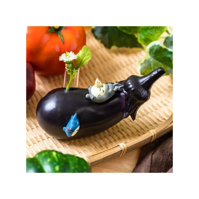 Maison Ghibli Décoration|Soliflore Aubergine - Mon Voisin Totoro