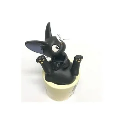 Maison Ghibli Décoration|Soliflore Jiji dans sa tasse - Kiki la petite sorcière