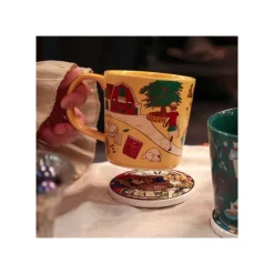 Maison Ghibli Cuisine Et Table|Sous-verre céramique Roi des Nains & Princesse - Si tu tends l'oreill