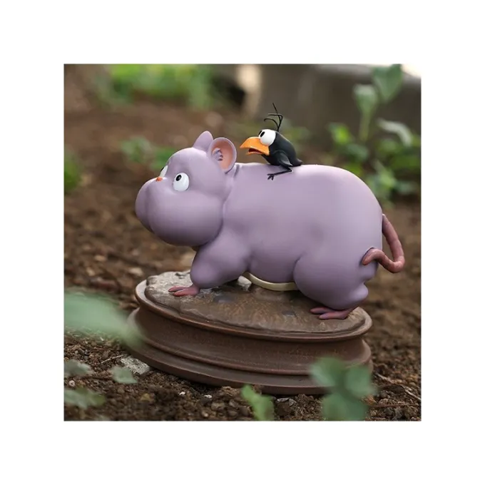 Maison Ghibli Statues|Statue Boh Mouse et Oiseau - Le Voyage de Chihiro
