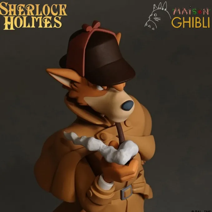Maison Ghibli Éditions Limitées|Statue SHERLOCK HOLMES - Semic Animation Collection
