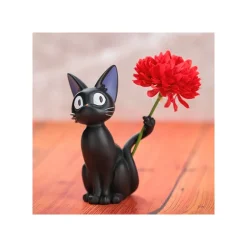 Maison Ghibli Décoration|Statue Soliflore Jiji - Kiki la petite sorcière