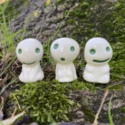 Maison Ghibli Statues|Statuette Kodama B & 1 Blind Pierre de Pouvoir - Princess Mononoké