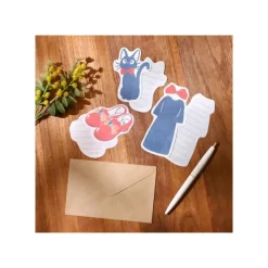 Maison Ghibli Cartes Postales Et Papier À Lettres|Stickers accessoires de Kiki - Kiki la petite sorcière