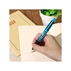 Maison Ghibli Écriture|Stylo Bille 4 couleurs Bleu - Le Château ambulant