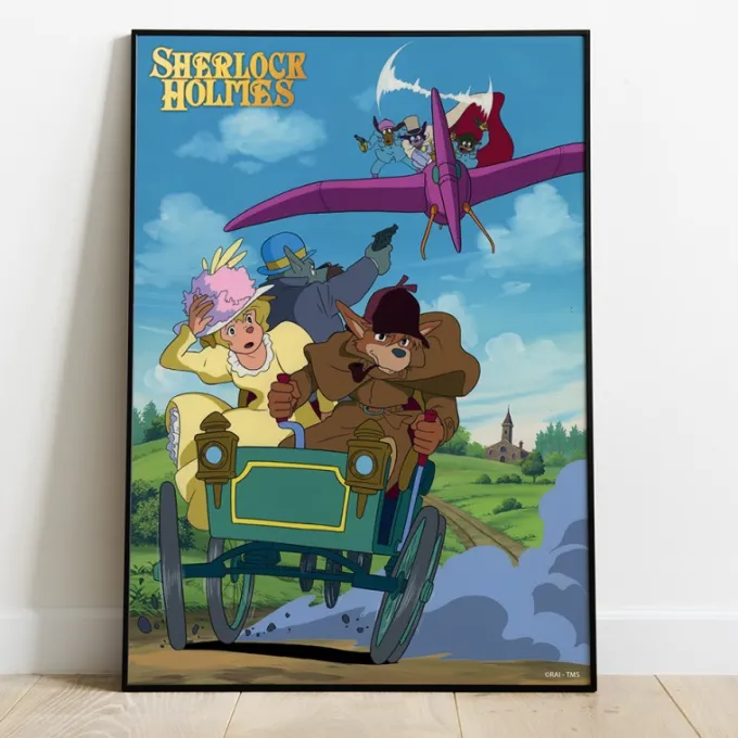 Maison Ghibli Décoration Murale|Tableau 01 - Sherlock vs Moriarty - Sherlock Holmes