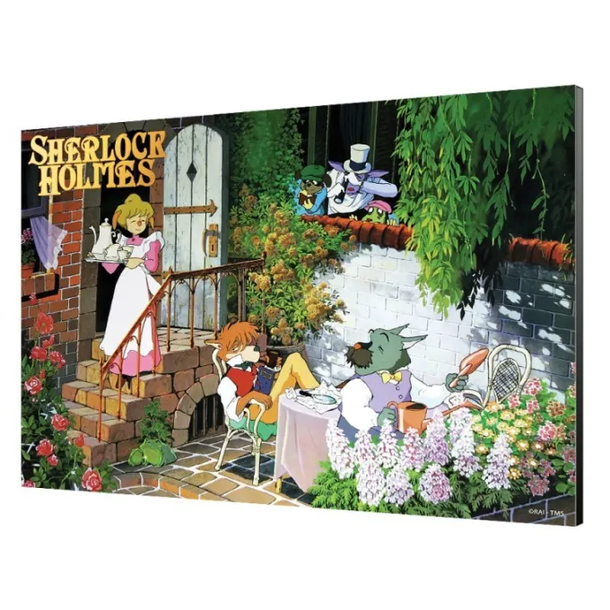 Maison Ghibli Décoration Murale|Tableau 03 - Tea time - Sherlock Holmes