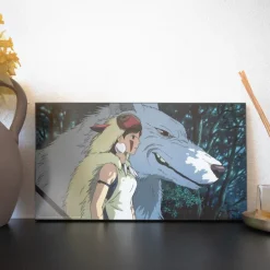 Maison Ghibli Décoration Murale|Tableau Ghibli 03 - Princesse Mononoké