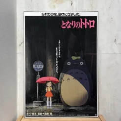 Maison Ghibli Décoration Murale|Tableau 35x50 Affiche Japonaise – Totoro