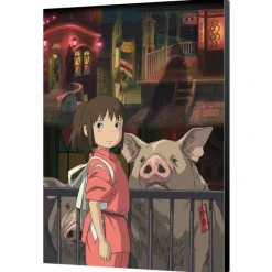 Maison Ghibli Décoration Murale|Tableau 35x50 Ghibli - Le Voyage de Chihiro