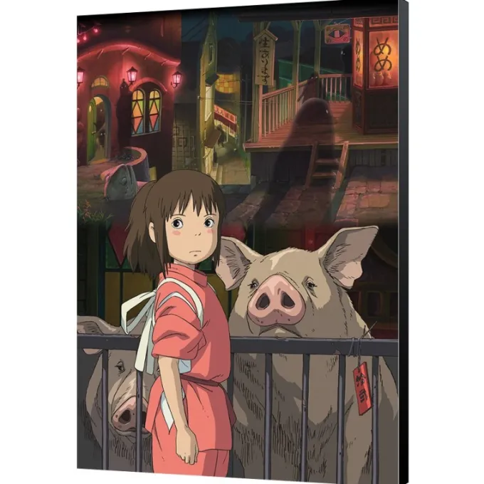 Maison Ghibli Décoration Murale|Tableau 35x50 Ghibli - Le Voyage de Chihiro