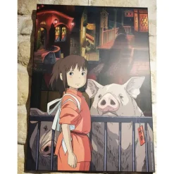 Maison Ghibli Décoration Murale|Tableau 35x50 Ghibli - Le Voyage de Chihiro