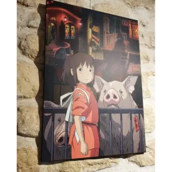 Maison Ghibli Décoration Murale|Tableau 35x50 Ghibli - Le Voyage de Chihiro