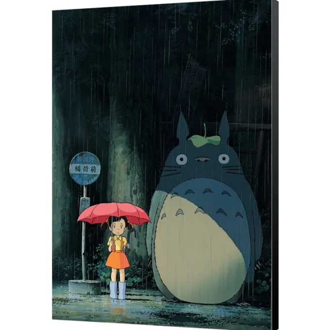 Maison Ghibli Décoration Murale|Tableau 35x50 Ghibli - Mon Voisin Totoro