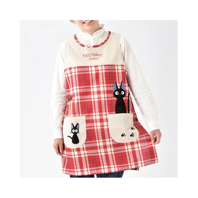 Maison Ghibli Cuisine Et Table|Tablier à Carreaux Jiji - Kiki la petite sorcière
