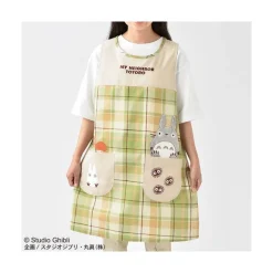 Maison Ghibli Cuisine Et Table|Tablier à Carreaux Totoro - Mon Voisin Totoro