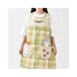 Maison Ghibli Cuisine Et Table|Tablier à Carreaux Totoro - Mon Voisin Totoro