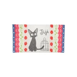Maison Ghibli Linge De Maison|Taie d'oreiller Jiji Fraises - Kiki la petite sorcière
