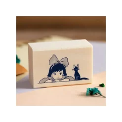 Maison Ghibli Petit Matériel|Tampon en bois Kiki & Jiji - Kiki la petite sorcière