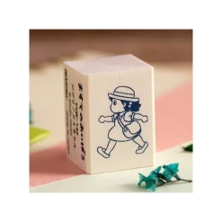 Maison Ghibli Petit Matériel|Tampon en bois Mei - Mon Voisin Totoro