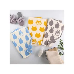 Maison Ghibli Linge De Maison|Tapis de Bain Silhouette Totoro Bleu 50x60 cm - Mon Voisin Totoro
