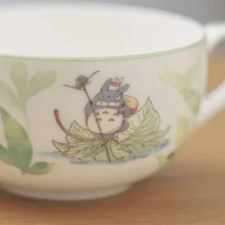 Maison Ghibli Cuisine Et Table|Tasse à soupe Totoro sur une feuille - Mon Voisin Totoro