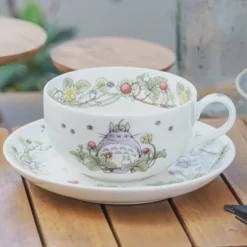 Maison Ghibli Cuisine Et Table|Tasse et Sous Tasse Totoro Fraise - Mon Voisin Totoro