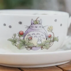 Maison Ghibli Cuisine Et Table|Tasse et Sous Tasse Totoro Fraise - Mon Voisin Totoro