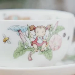 Maison Ghibli Cuisine Et Table|Tasse et Sous Tasse Totoro Liseron - Mon Voisin Totoro