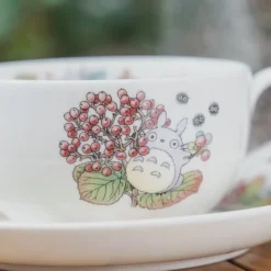 Maison Ghibli Cuisine Et Table|Tasse et Sous Tasse Totoro Viorne - Mon Voisin Totoro